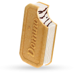 بیسکویتی وانیلی با سس شکلات