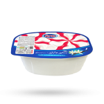 آرسیل وانیلی با سس توت‌فرنگی