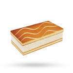 کیک‌بستنی وانیلی